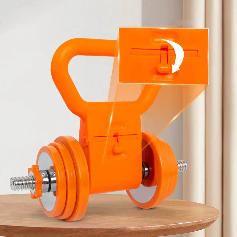 Adjustable Kettlebell Grip – Convert Dumbbells to Kettlebells for Home Gym